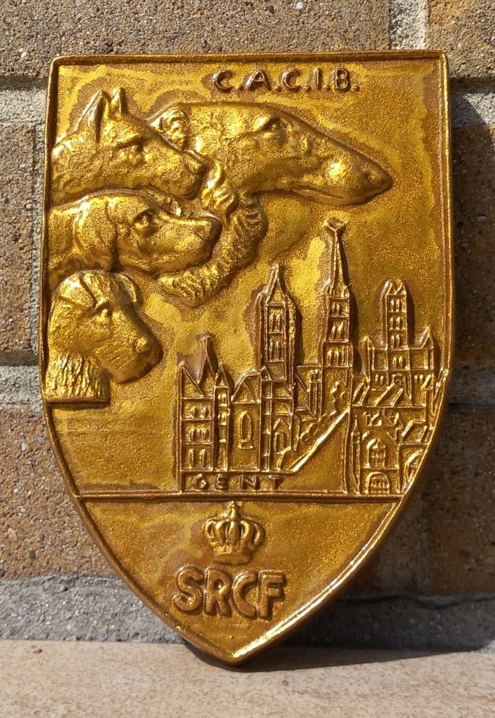 Keramiek Tieberghien Wandkeramiek SRFC Gent C.A.C.I.B, Antiek en Kunst, Antiek | Keramiek en Aardewerk, Ophalen