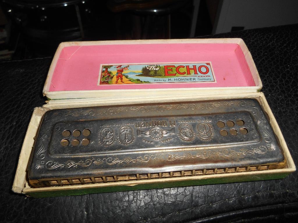 Harmonica HOHNER ECHO avec boite, Enlèvement ou Envoi