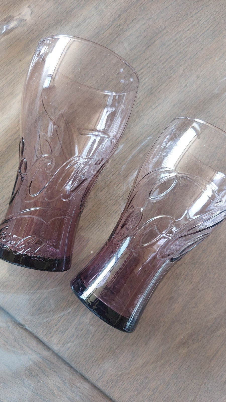 Lot de 2 verres Coca-Cola de collection – Édition McDonald's, Collections, Enlèvement