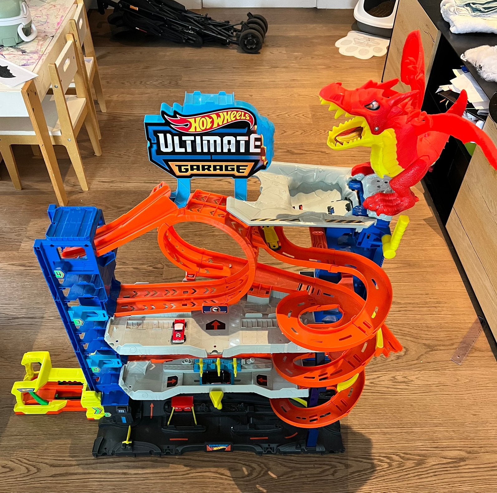 Circuit de Hotwheels, Mécanique à remonter, Enlèvement, Hot Wheels, Circuit