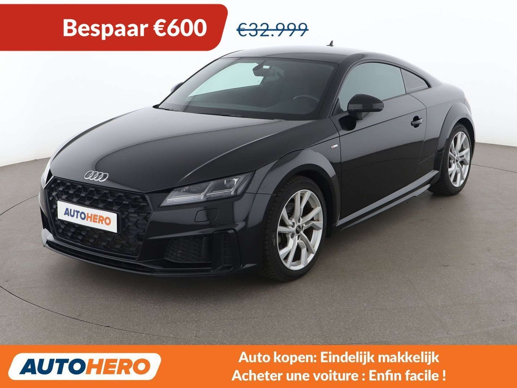 Audi TT 40 TFSI (bj 2022, automaat), Gebruikt, 1984 cc, Overige brandstoffen, Zwart