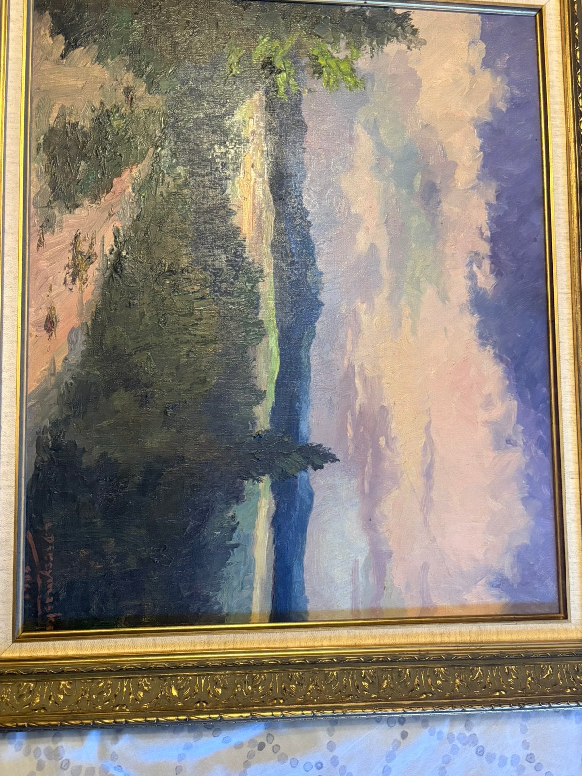 Mooi schilderij, Enlèvement