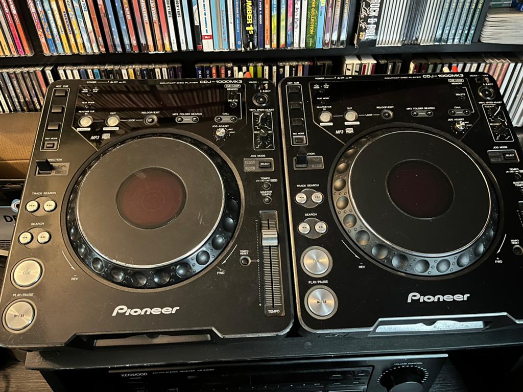2x Pioneer CDJ1000MKIII incl stofkappen en flightcases, Ophalen, Gebruikt, Pioneer