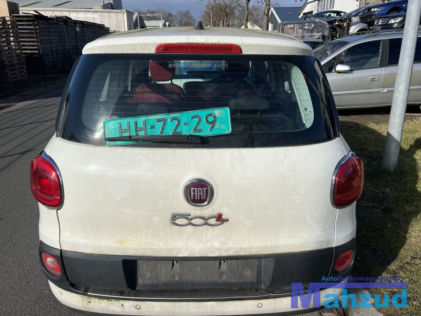 FIAT 500L WIT 268/A achterklep 2012+, Arrière, Stellantis Europe S.p.A., Info@stellantis.com, Utilisé