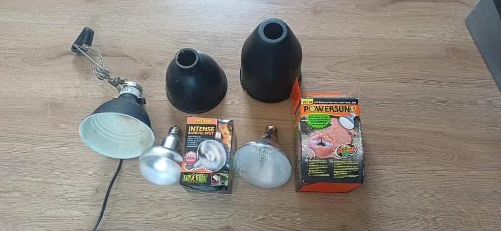 Lampen en lampenkappen reptielen, Dieren en Toebehoren, Ophalen, Gebruikt, Verlichting