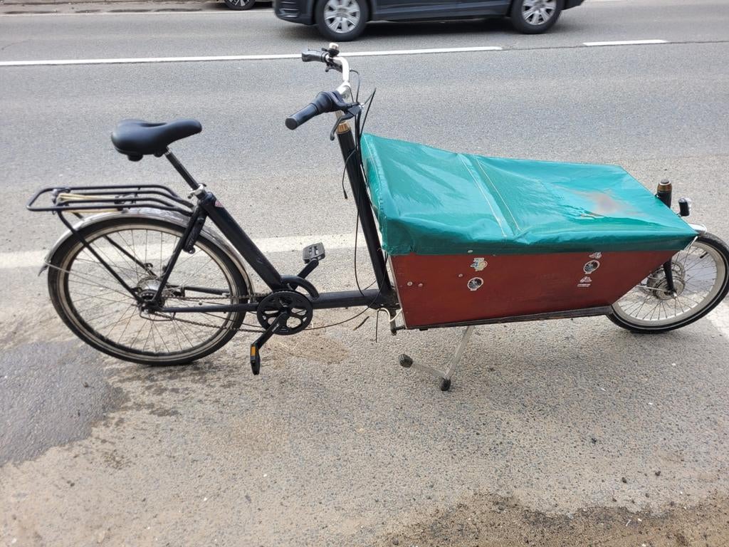 Location cargo électrique, Bakfiets à louer, 2 enfants, Électrique
