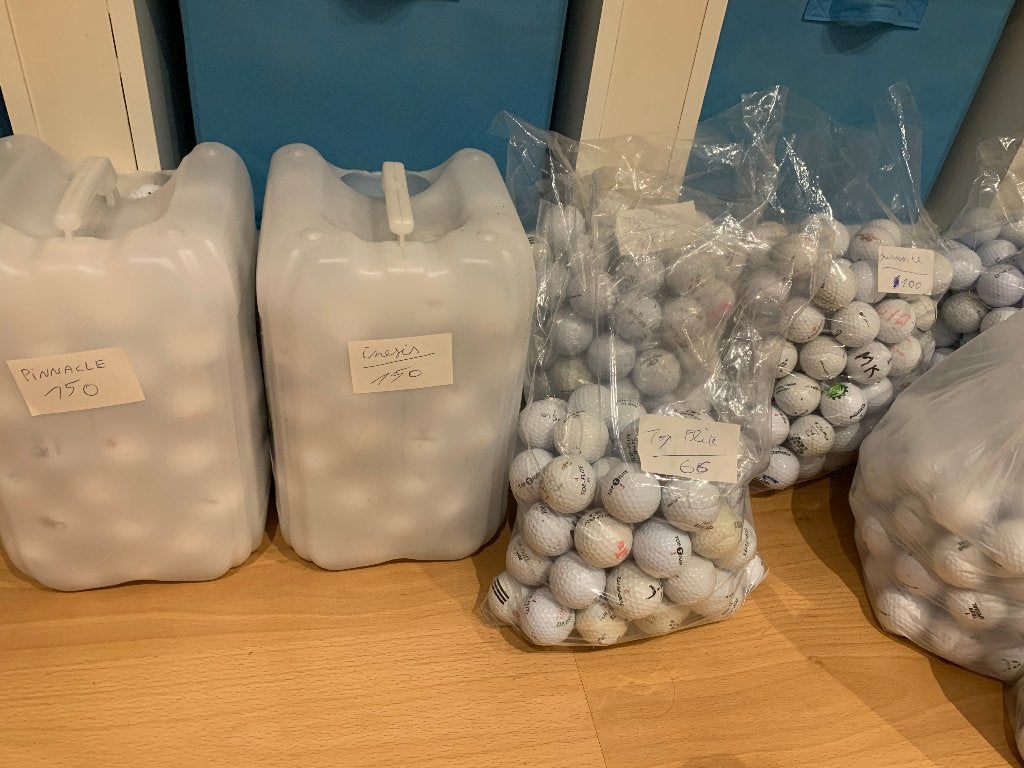 golfballen, Sports & Fitness, Golf, Enlèvement, Utilisé