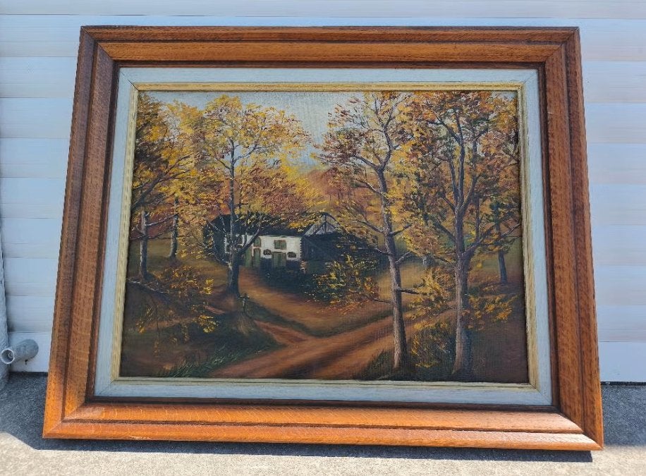 Huile sur toile signe pent, Enlèvement ou Envoi, Toile