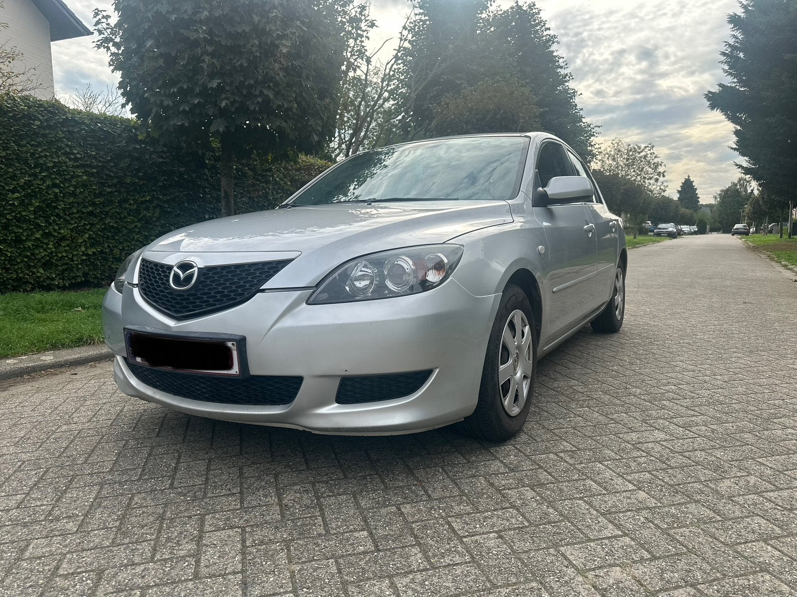 Mazda 3 automaat 1ste eigenaar, Auto's, Stof, Zwart, 5 zetels, 5 deurs