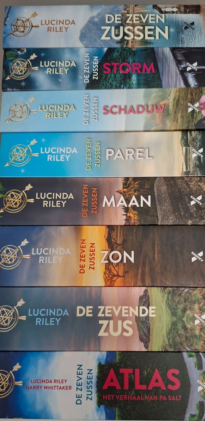 De zeven zussen reeks, Boeken, Ophalen, Nieuw
