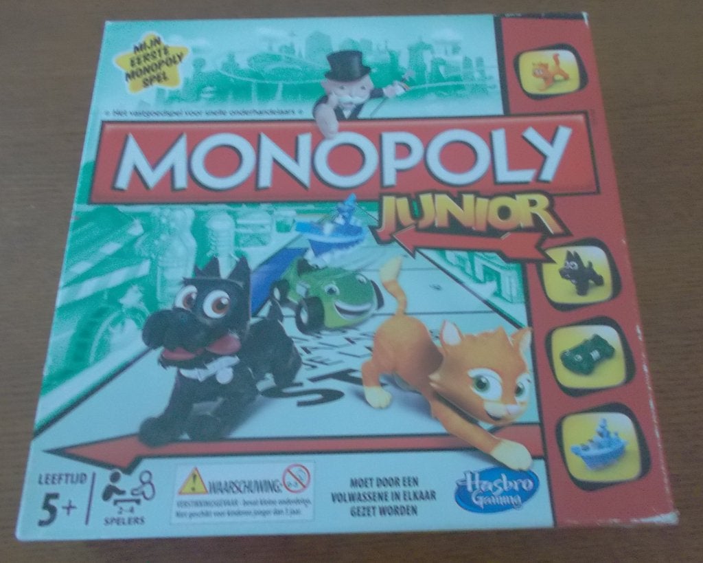 Monopoly Junior / Hasbro Gaming, 1 ou 2 joueurs, Enlèvement, Comme neuf, Hasbro gaming