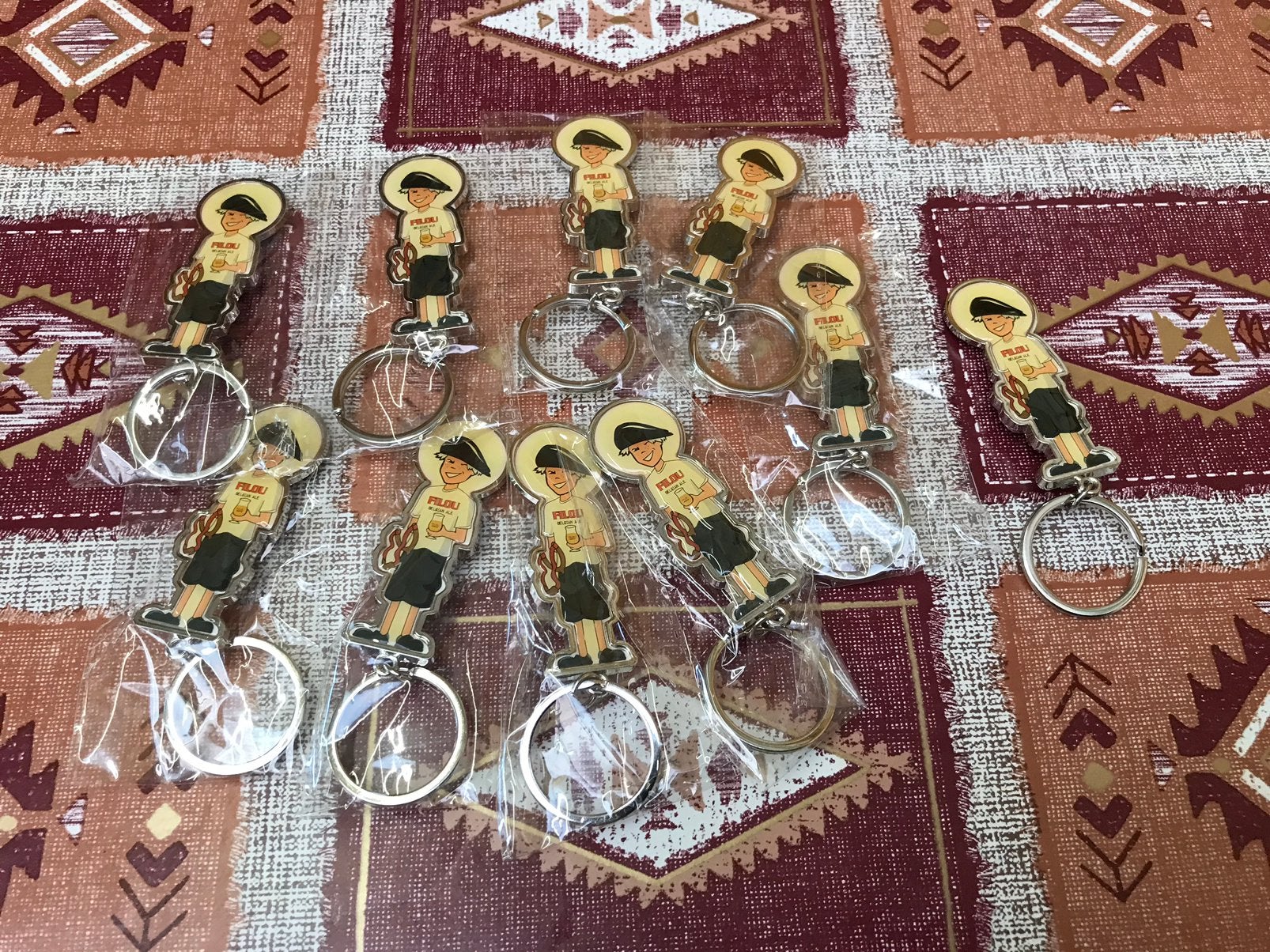 Filou sleutelhanger/stoppentrekker,10 voor 12€, Ophalen of Verzenden, Nieuw, Gebruiksvoorwerp