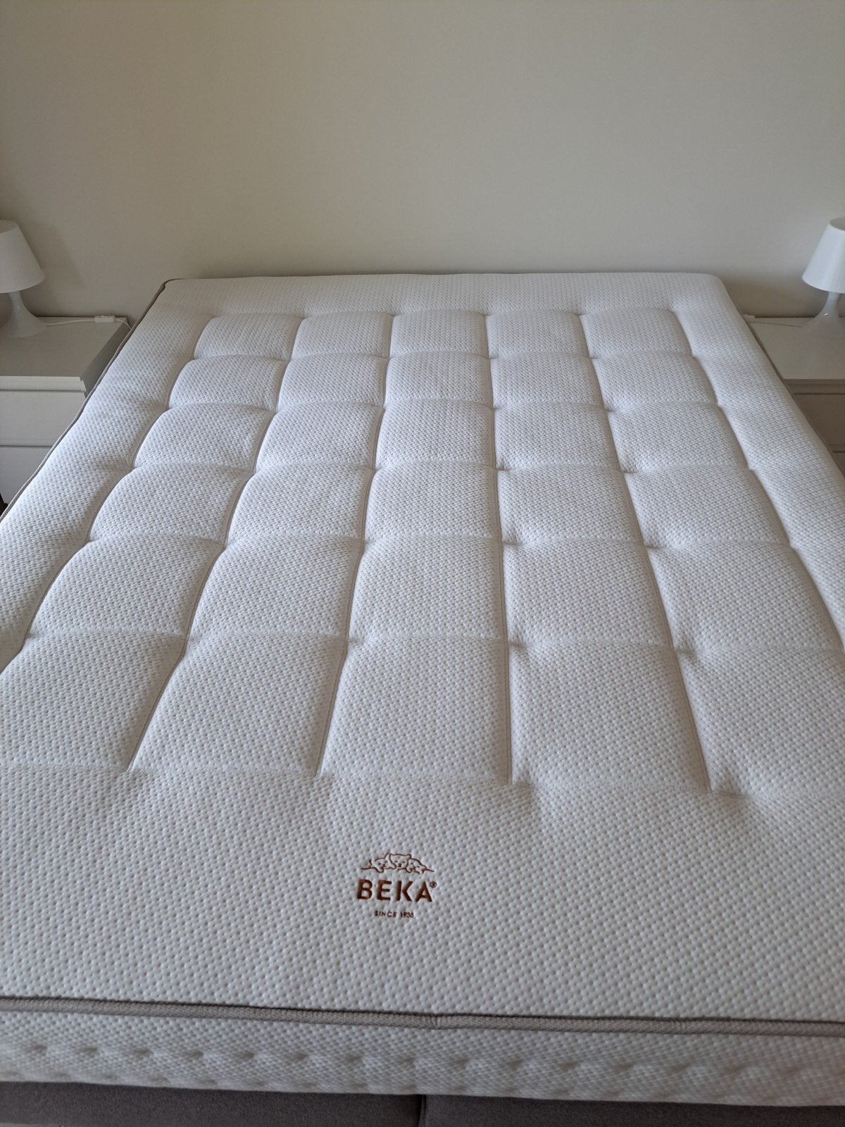 matras Beka 1j oud, 160x198, Ophalen, Matras
