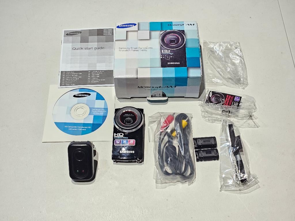 Samsung HMX-U20 HD camcorder 1080p zo goed als nieuw, Audio, Tv en Foto, Videocamera's Digitaal, Zo goed als nieuw, Camera, Overige soorten