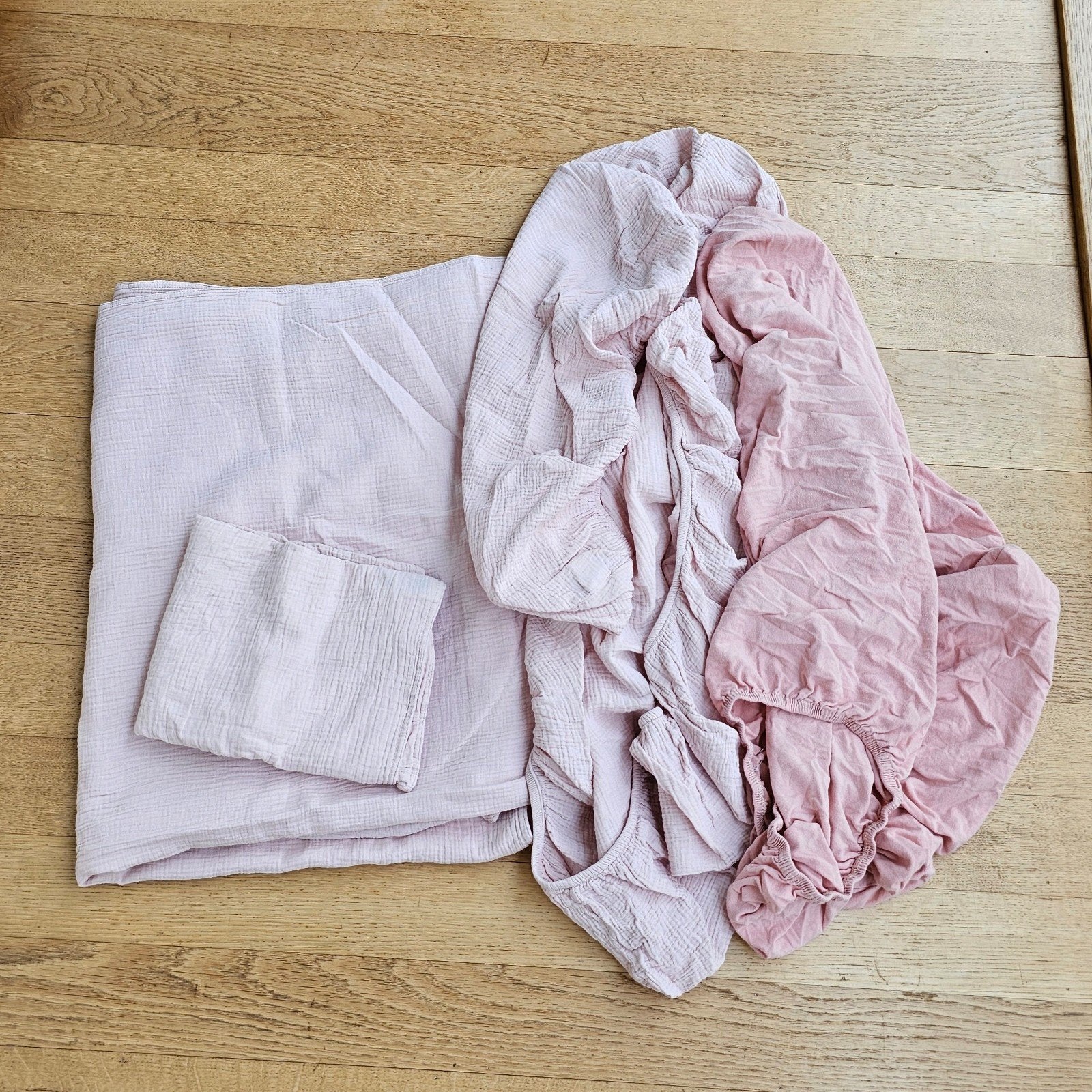 Beddengoed peuterbedje petite amelie roze, Ophalen of Verzenden