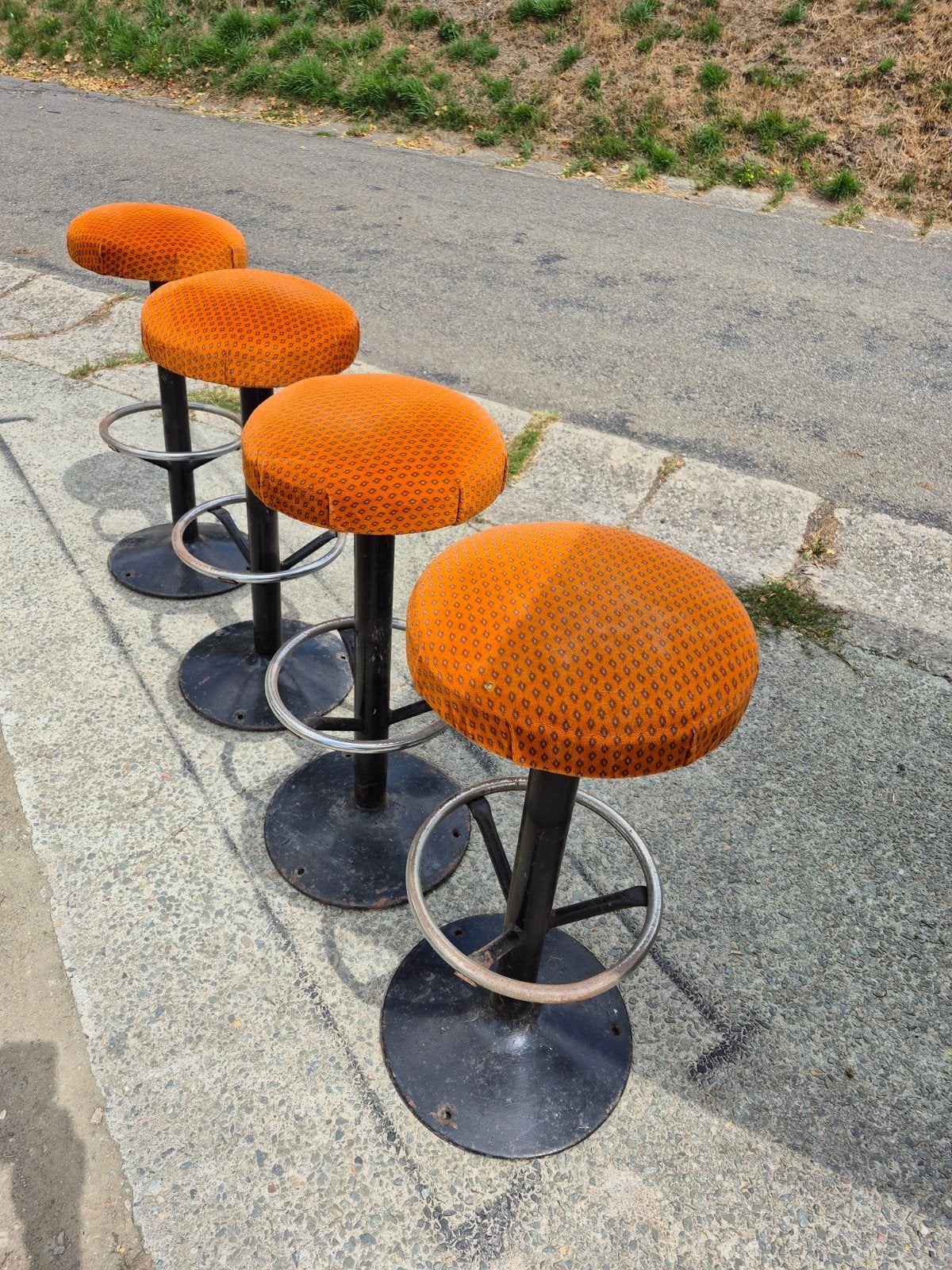 Tabourets de bar vintage – Rétro & robustes. loft, cuisine, Enlèvement