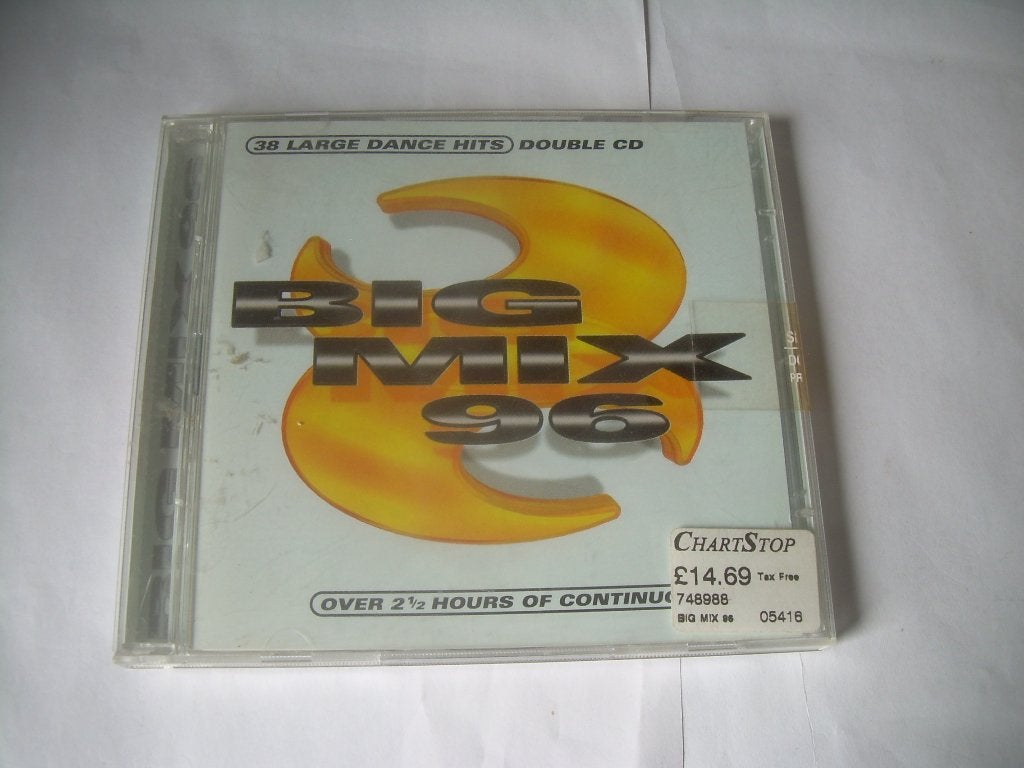 2 CD S - BIG MIX 96, Cd's en Dvd's, Cd's | Verzamelalbums, Ophalen of Verzenden, Zo goed als nieuw, Eerste persing, Verzamelalbum