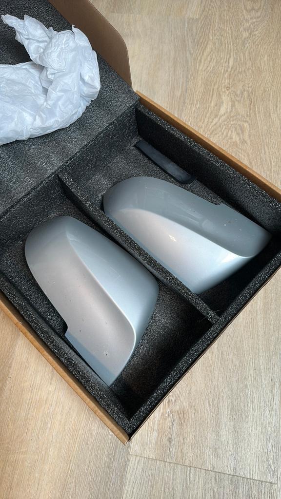 Originele Spiegelkappen BMW F30/32 zilvergrijs, Auto-onderdelen, Ophalen, BMW