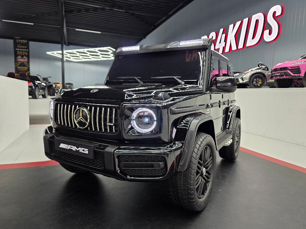 Kinderauto Mercedes G63 XL- 24 volt - leren zit - 2 pers., Kinderen en Baby's, Speelgoed |Speelgoedvoertuigen, Ophalen of Verzenden