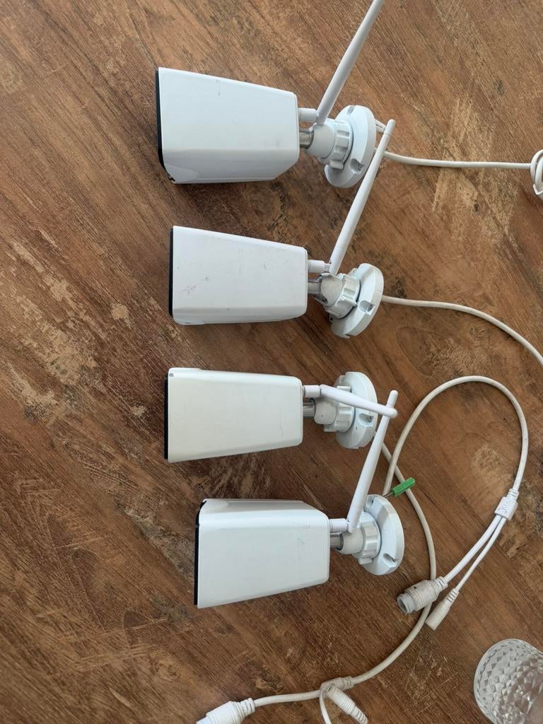 4 camera’s uit magazijn, Audio, Tv en Foto, Videobewaking, Ophalen of Verzenden, Gebruikt