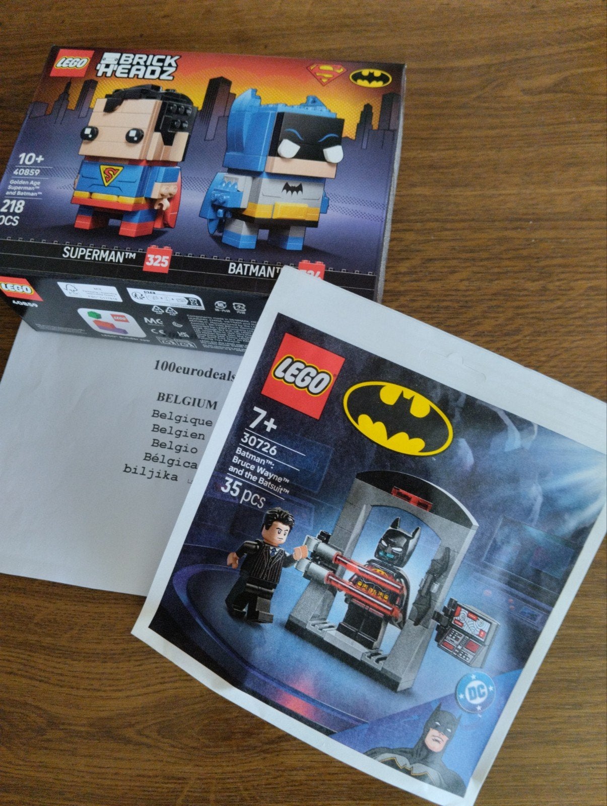 lego 40859+30726 Superman and Batman, Ophalen of Verzenden, Lego