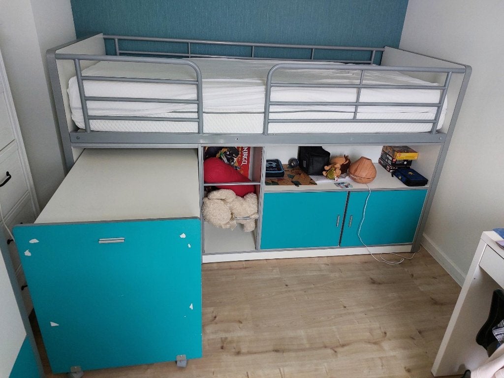 Hoogslaper 207cm x 95cm, Ophalen, Gebruikt, Hoogslaper