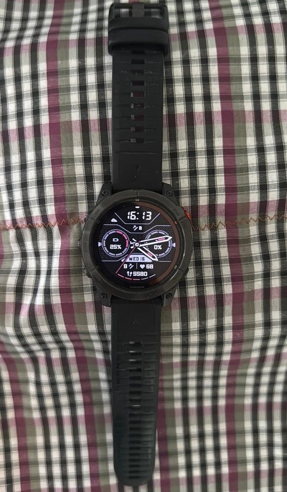 Garmin Fenix 7 Pro Solar - 47mm, Ophalen, Zwart, Zo goed als nieuw, Waterdicht