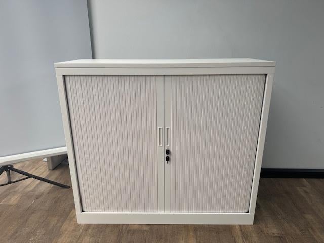 Robberechts roldeurkast wit + wit topblad, Ophalen