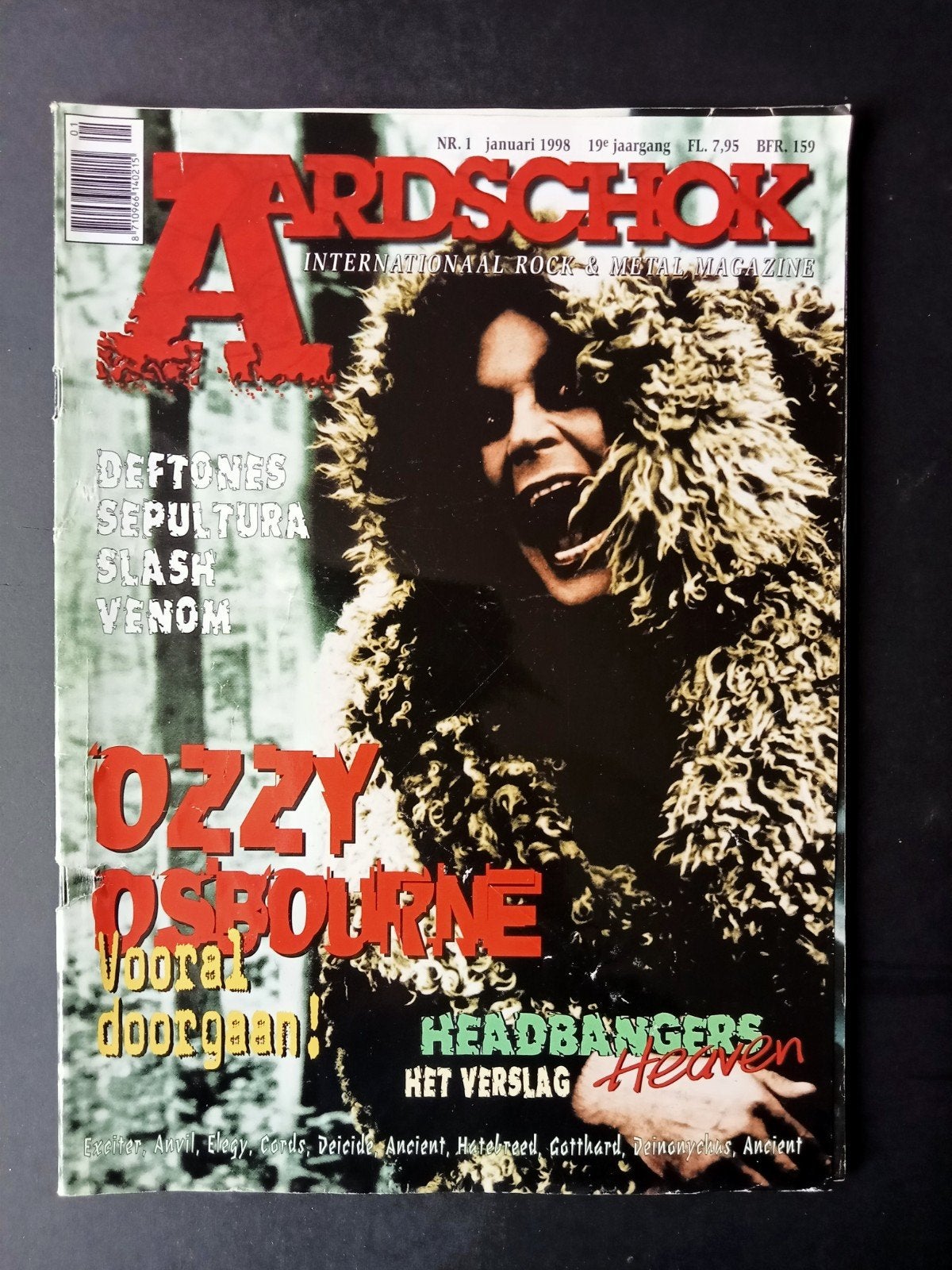 Ozzy, magazine Dutch 1998, Enlèvement ou Envoi