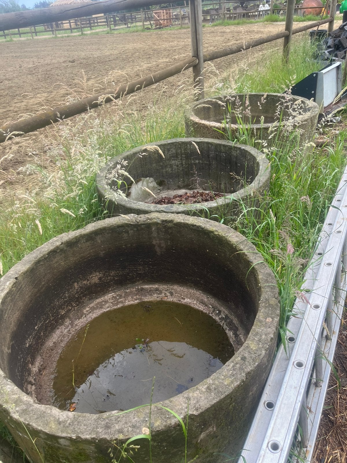 Waterbak voor op de weide, Ophalen, Gebruikt