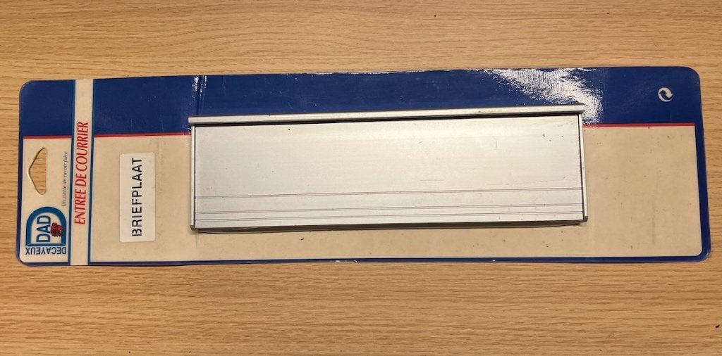 Couvercle de boîte aux lettres en aluminium NOUVEAU, Neuf, Enlèvement ou Envoi, Encastré, Aluminium