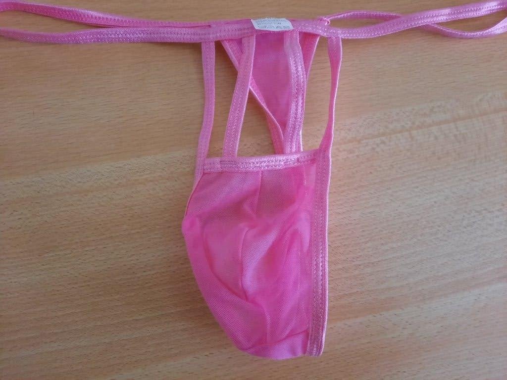 string rose pour homme, Enlèvement ou Envoi, Rose, Geen merk, Slip