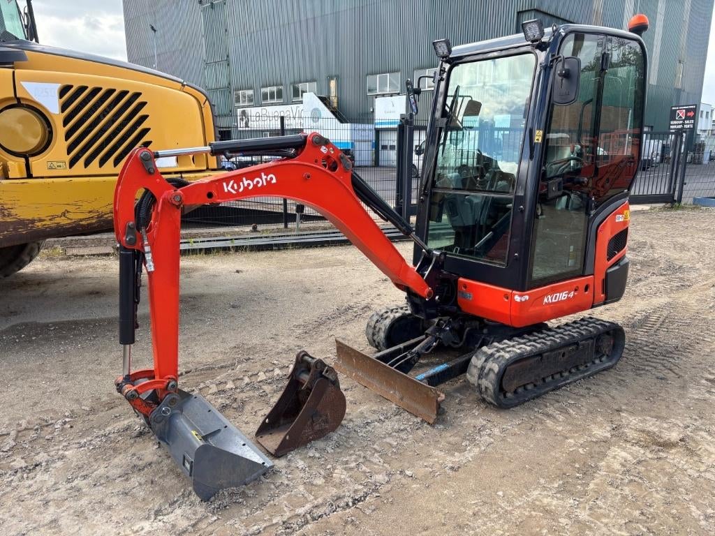 minigraver Kubota KX016-4 (2.283 uren), Ophalen, Graafmachine