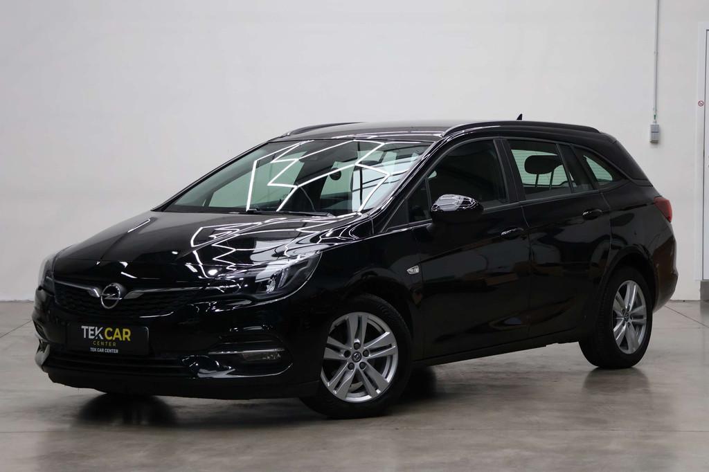 Opel Astra Sports Tourer 1.5D Automaat 12M Garantie, Auto's, 122 pk, Gebruikt, Zwart, 5 deurs
