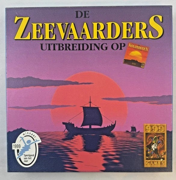 Rallonge vintage en bois Settlers of Catan Seafarers, Trois ou quatre joueurs, Envoi, Comme neuf