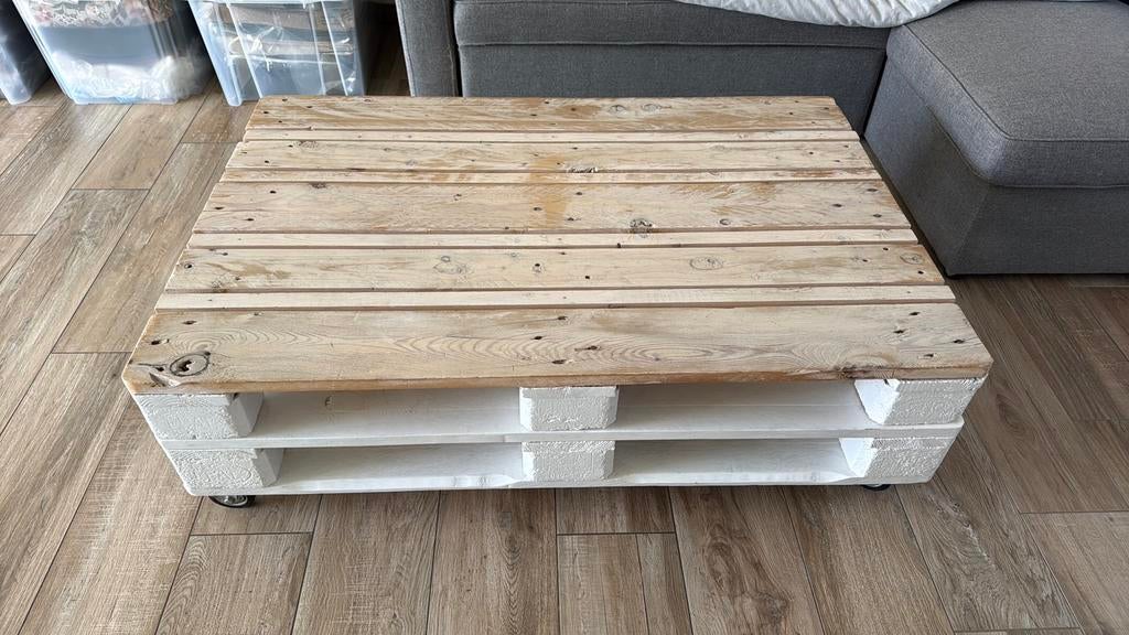 Table salon palettes, Enlèvement, Comme neuf