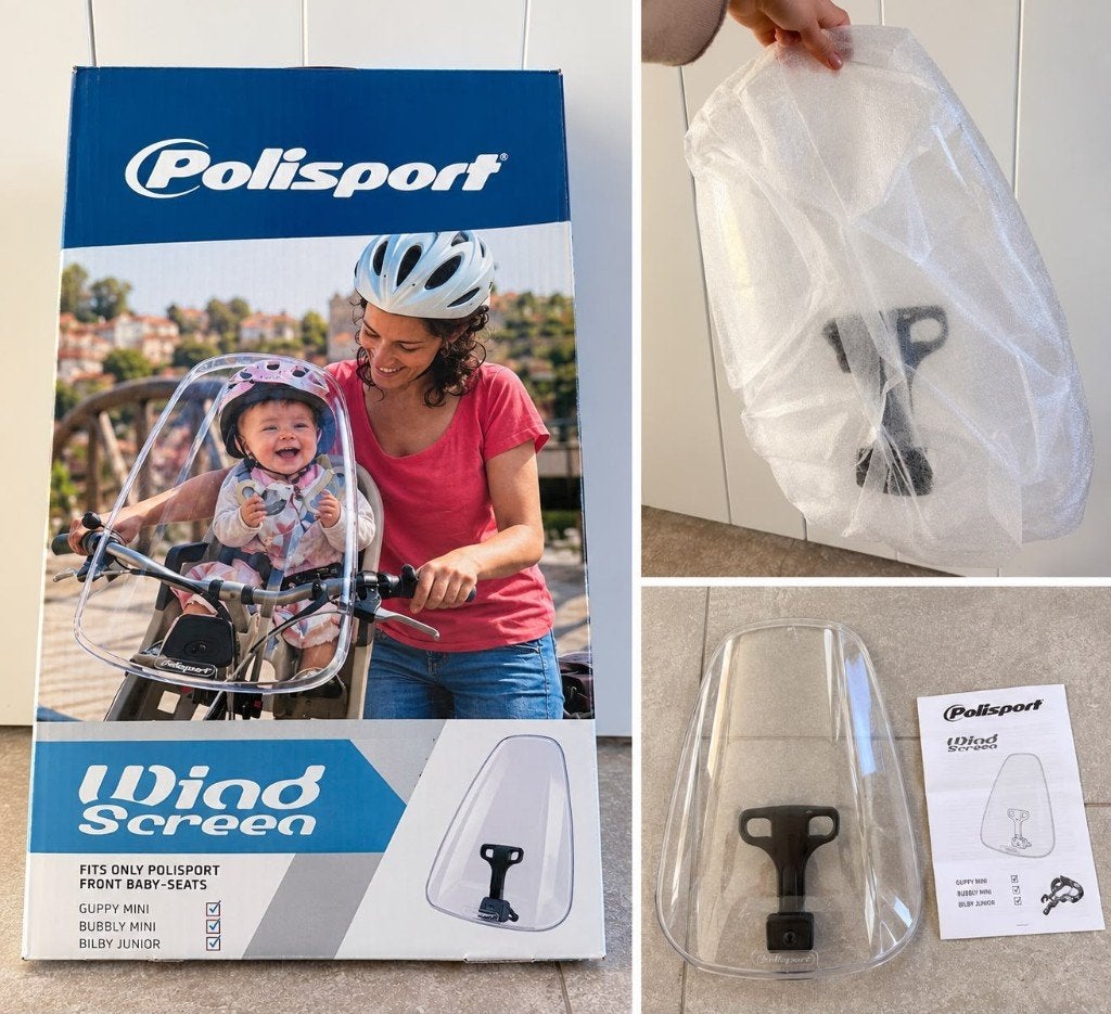 Polisport windscherm voor fietsstoeltje –nieuw in verpakking, Fietsen en Brommers, Ophalen, Voorzitje, Nieuw, Pollisport