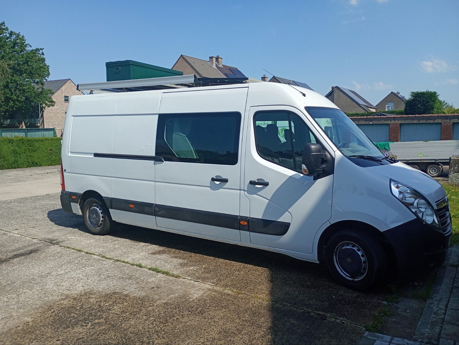 Opel movano + dakdrager + zonnepanelen + dakkoffer, Euro 5, Movano, Diesel, Particulier