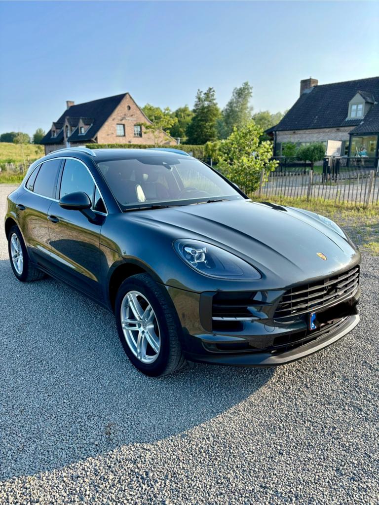 Porsche macan bj 08/2020 78250 km, Autos, Porsche, Cuir, Argent ou Gris, Achat, Euro 6