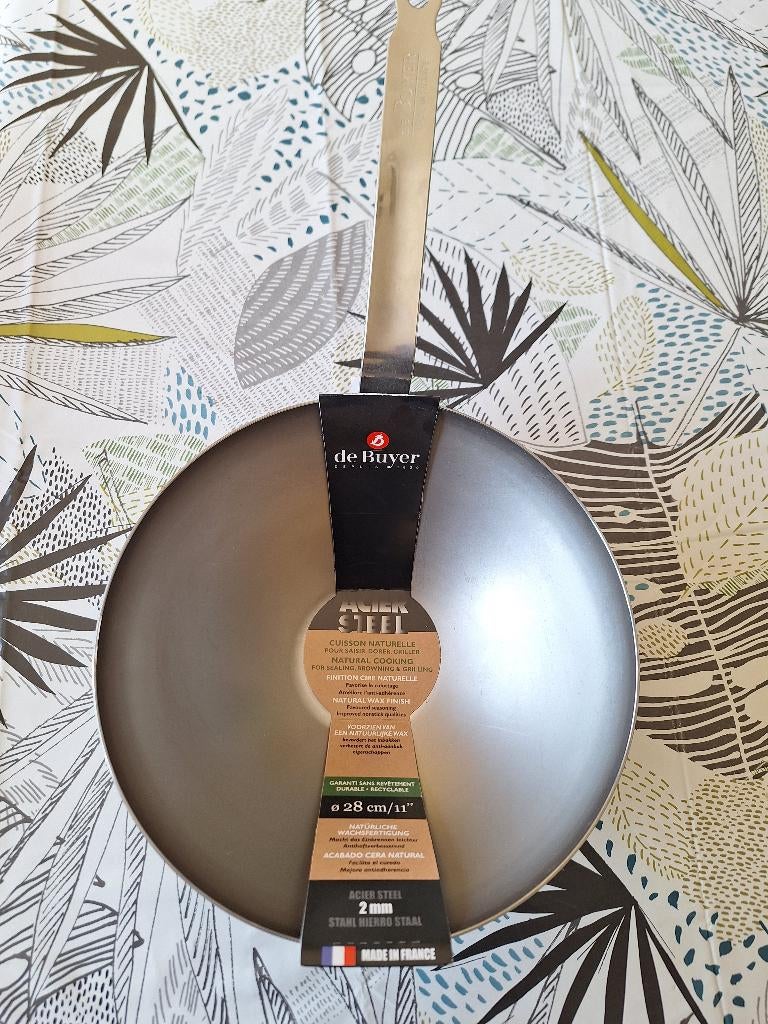 Poêle à frire 28 cm De Buyer, Ophalen, Nieuw, Overige materialen, Koekenpan of Braadpan