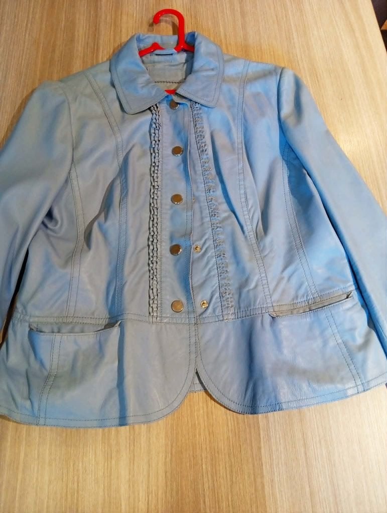 veste en cuire pour femme, Vêtements | Femmes, Vestes & Costumes, Comme neuf, Manteau, Taille 42/44 (L), Bleu, Enlèvement ou Envoi