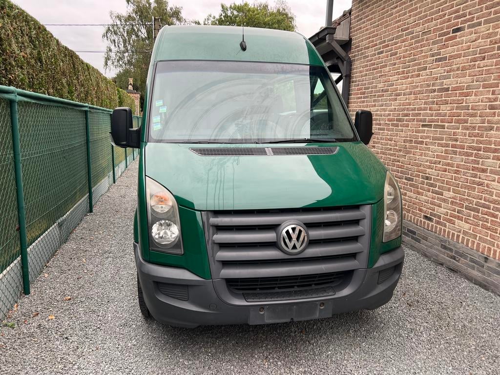 Vw crafter 2.5 TDI dubbele cabine 6+1 zitplaatsen, Stof, Volkswagen, Bedrijf, Euro 4