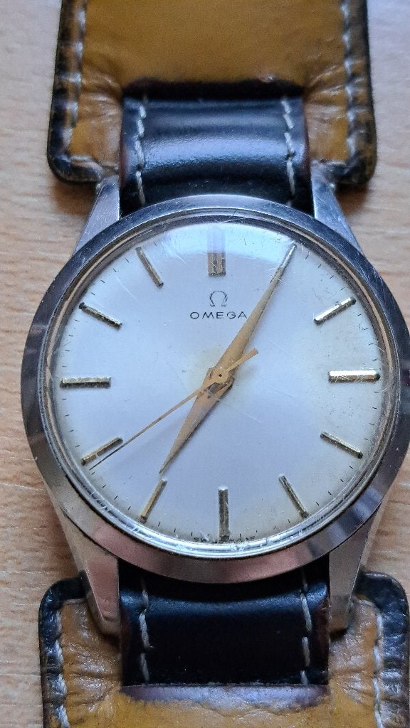 Herenpolshorloge, Handtassen en Accessoires, Horloges | Heren, Staal, Verzenden, Polshorloge, Omega