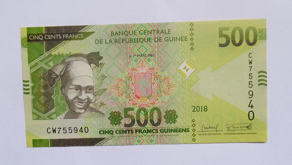 Guinee  500 Francs 2018, Timbres & Monnaies, Billets de banque | Afrique, Envoi, Guinée