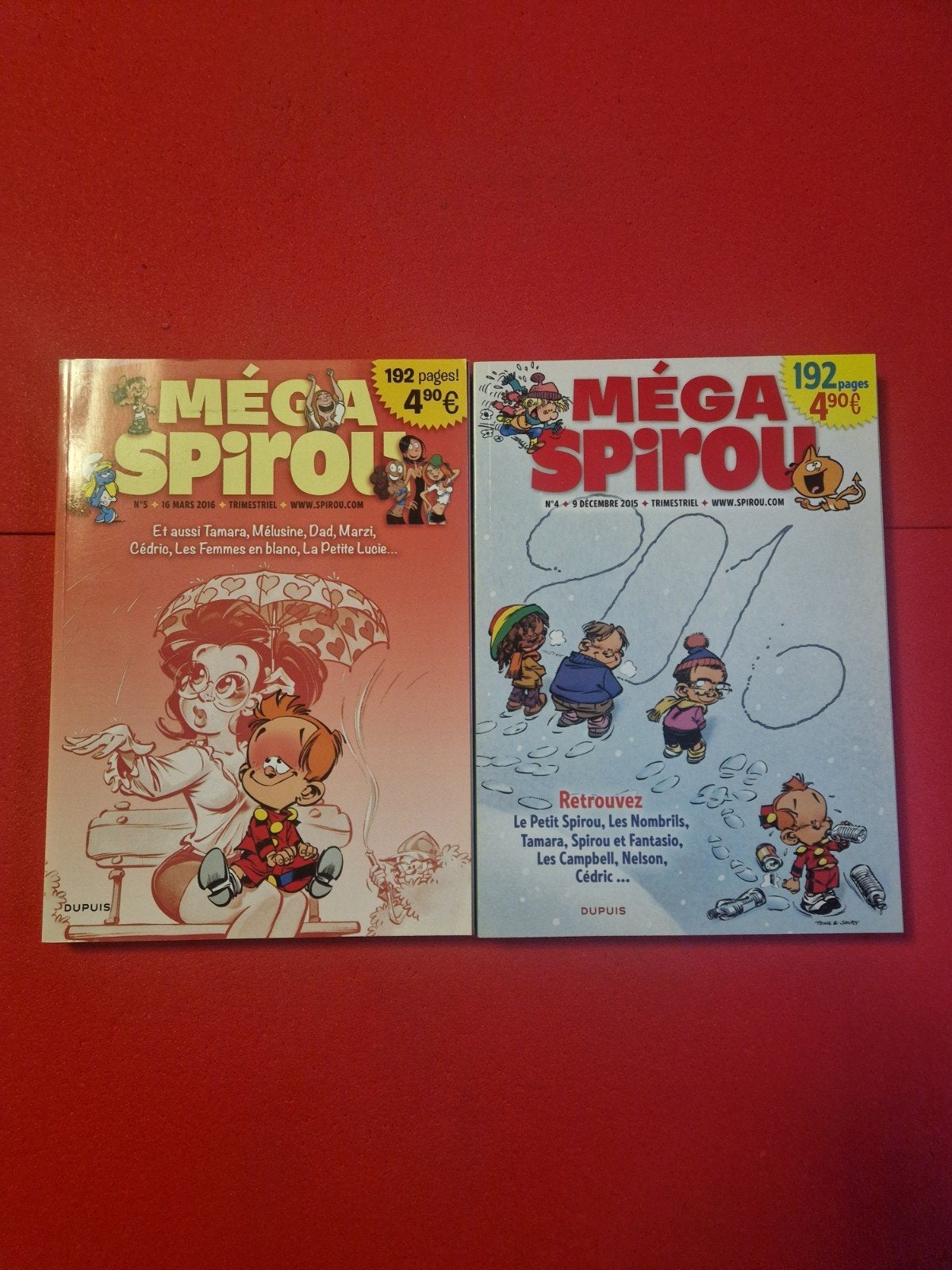 lot de 2 bd mega spirou, Livres, Enlèvement ou Envoi
