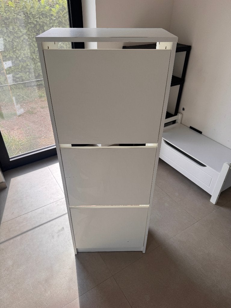 schoenrek schoenkast, Ophalen