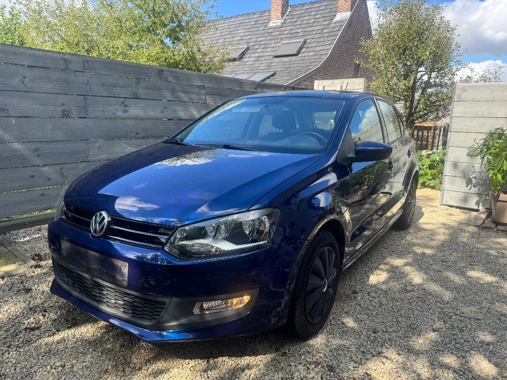 Volkswagen Polo 1.2, Auto's, Voorwielaandrijving, Euro 5, Stof, Zwart