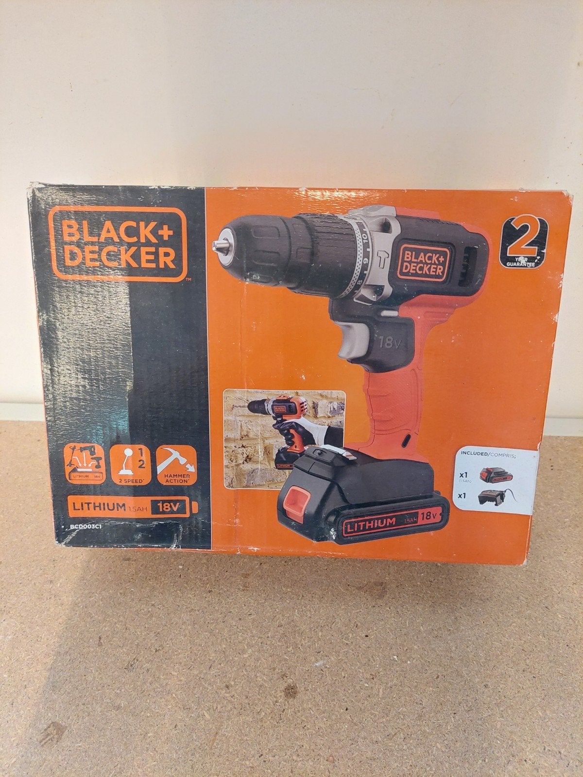 BLACK+DECKER Boormachine NIEUW, Ophalen, Nieuw, Boormachine, Klopboormechanisme