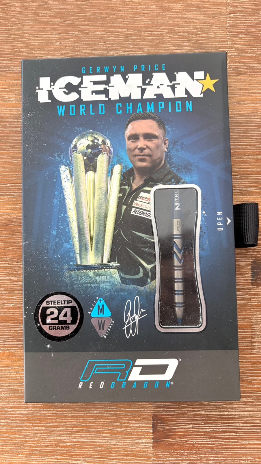 Gerwyn price darts 24g, Sport en Fitness, Darts, Ophalen of Verzenden, Gebruikt, Pijlen