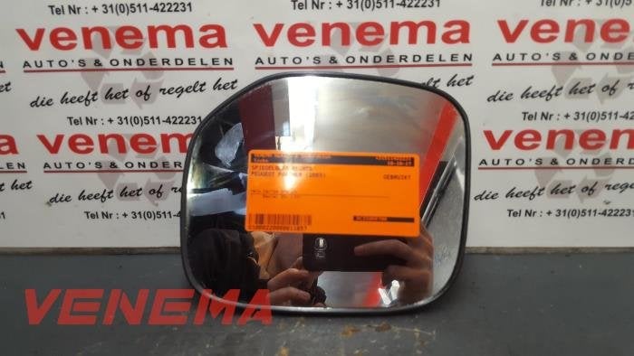 Glace rétroviseur droit d'un Peugeot Partner, Autos : Pièces & Accessoires, -, 3 mois de garantie, Utilisé, -